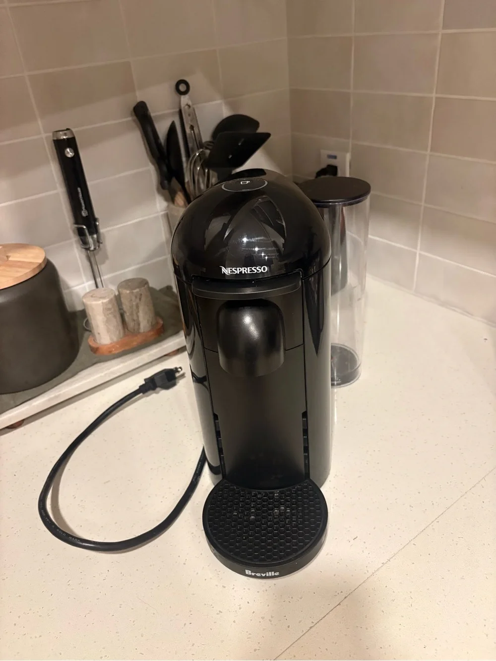Nespresso Compact Espresso Machine - Black